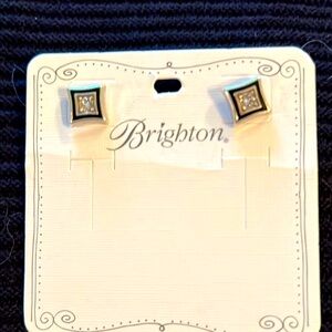 Brighton Gold and Black Stud Earrings